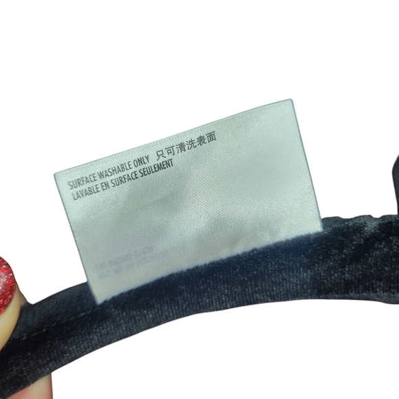 Disney Minnie Mouse Ears Headband - Red and Black w/ Red/White Polka Dot Bow - Picture 5 of 5